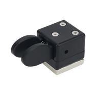 Oaqmvgin Morse Code Telegraph Key QU-2021 Double pagaie haute | Clé télégraphique compacte ABS + métal CW pour une utilisation sur le terrain, offrant des transmissions morse stables et