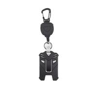 Oaqmvgin Porte-badge robuste avec enrouleur rétractable | La pochette compacte mesure 10 x 6,5 cm, épaisseur 1 cm, protégeant les cartes car la bobine rétractable s'étend pour un