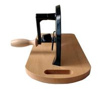 Oaqmvgin Trancheuse à pain Trancheuse manuelle pour levain avec | Fonctionnement stable avec une base d'aspiration puissante et des rails de guidage en métal pour éviter et écraser pendant la