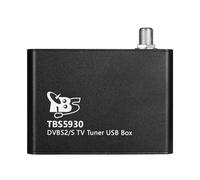 Oaqmvgin Tuner TV Carte USB pour DVB-S2X/S2/S - VCM & Multi-Stream | Le streaming et la réception des données fonctionnent ensemble pour les flux satellites en direct via IP