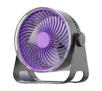 Oaqmvgin Ventilateur électrique sans fil 4000 mAh alimenté par batterie USB | La consommation d'énergie ultra-faible de 1 W réduit le bruit au minimum, ce qui rend ce ventilateur idéal pour les chambres