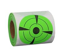 OAREA 125 pièces/Rouleau Exercices de tir Autocollants Ensemble Cible d'éclaboussure 7,5 cm Autocollants de Cible de tir Fournitures de Formation de tir