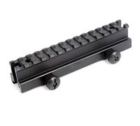 OAREA AR Riser Mount Weaver Picatinny High Profile Voir Thru 20mm avec 13 Slots Weaver Picatinny Rails Pistolet Airsoft Pistolet Chasse