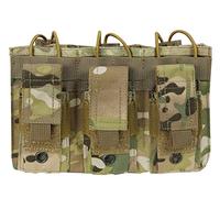 OAREA Camouflage Tactical Triple 5.56 Porte-Revues Molle System Magazine Porte-munitions Clip Porte-Poche