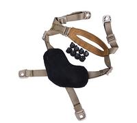 OAREA Casque Tactique Suspension générale x-Nuque Sangle réglable Accessoire de Casque pour la Chasse tir Escalade Paintball Militaire