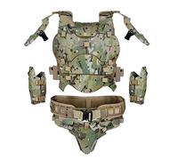 OAREA Costume d'armure tactique gilet de sécurité de protection tactique gilet tactique pour Airsoft Paintball