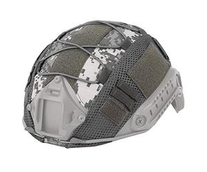 OAREA Couvre-Casque de Combat Militaire Tactique de Chasse CS Wargame Couvre-Casque de Sport pour Casque Type Rapide PJ/BJ/MH