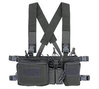 OAREA Gilet tactique à la poitrine Rig Assault 500D Molle Gilet tactique à poches multiples