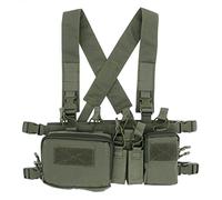 OAREA Gilet tactique à la poitrine Rig Assault 500D Molle Gilet tactique à poches multiples