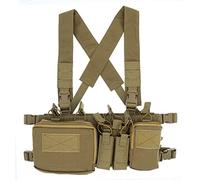 OAREA Gilet tactique à la poitrine Rig Assault 500D Molle Gilet tactique à poches multiples