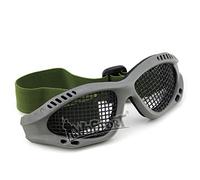 OAREA Lunettes de Soleil Tactiques Lunettes de Soleil de Protection extérieure avec Treillis métallique en Acier pour CS War Game Airsoft Paintball Safety Eyewear