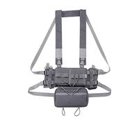 OAREA MK3 Plate-Forme de Poitrine Tactique Mini Airsoft extérieur Chasse Molle Devoir Gilet Militaire Combat Transporteur Poitrine Gilet avec Pochette de Magazine