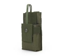 OAREA Molle Tactical Airsoft 1000D Sac de Talkie-walkie Chasse Accessoires de Jeux de Paintball Poche Interphone Poche Porte-Radio Court Holster Interphone Sac
