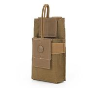 OAREA Molle Tactical Airsoft 1000D Sac de Talkie-walkie Chasse Accessoires de Jeux de Paintball Poche Interphone Poche Porte-Radio Court Holster Interphone Sac