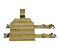 OAREA Plate-Forme Tactique à Jambe Basse de Molle pour Plate-Forme avec étui de Pistolet Paintball Airsoft avec Boucle à déclenchement Rapide