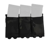 OAREA Pochette for Chargeur Tactique Molle 5,56/7,62, Sac de Rangement Simple, Double et Triple for Gilet Airsoft(116-BCP)