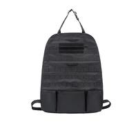 OAREA Siège arrière de Voiture Tactique Militaire Molle Organisateur Multi-Fonction siège de Voiture Pochette Sac de Rangement en Plein air Chasse siège Sac Accessoires (Color : CS-YF23-BK)