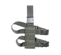 OAREA Tactical Molle Drop-Jambe Gun Holster Plateforme Universal Magazine Poux de Cuisse de Cuisse Adaptateur Panneau de Chasse à Version Rapide (Color : TBLB15-OD, Size : M)