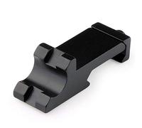 OAREA Tactique 45 Degrés Angle Offset Rail Côté Adaptateur 20mm Picatinny Rail Tisser Fusil Laser Vue Portée Chasse Caza