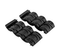 OAREA Tactique Airsoft AR 15 Accessoires 12pcs en Caoutchouc Picatinny Échelle Rail Panneau Panneau Garde-Main Protecteur Couvercle résistant pour la Chasse