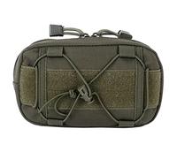 OAREA Tactique Molle Horizontal Admin Pochette Compact Utilitaire Pochette Gadget Gadget EDC Organisateur de Sacs à Outils for la Carte de la Lampe de Poche Magazine (Color : BP2020-OD, Size : M)