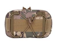 OAREA Tactique Molle Horizontal Admin Pochette Compact Utilitaire Pochette Gadget Gadget EDC Organisateur de Sacs à Outils for la Carte de la Lampe de Poche Magazine (Color : BP2020-CP, Size : M)