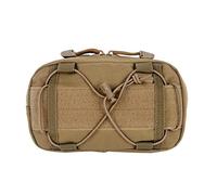 OAREA Tactique Molle Horizontal Admin Pochette Compact Utilitaire Pochette Gadget Gadget EDC Organisateur de Sacs à Outils for la Carte de la Lampe de Poche Magazine (Color : BP2020-T, Size : M)