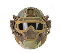 OAREA Tactique Protecteur PJ Casque G4 Système GS Masques avec Lunettes pour Militaire Airsoft Paintball Armée WarGame Chasse
