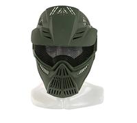 OAREA WoSporT Tactical Transformers Leader Masque Acier Maille Respirant Full Face Sécurité CS Champ Airsoft Wargame Paintball Armée Masques - Armée Vert