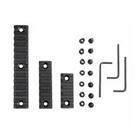 OAREA3 Tailles 21mm Tactique Chasse Fente en Aluminium Keymod Portée Mont 55mm 75mm 135mm Picatinny Weaver Rail Airsoft Gun Tir Accessoire