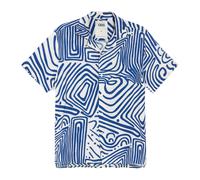 OAS - Chemise Resort en Soie - Homme - Chemises - Bleu - Taille: M
