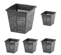 Oase 52633 Panier à Plantes carré 23, Noir (Lot de 5)
