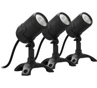 Oase Éclairage De Étang Ensemble De 3 EEK: G (A - G) LED 4W Noir 87501