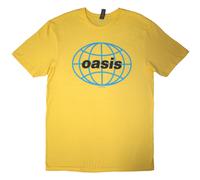 Oasis 1998 World Tour - South America (Back Print) Yellow L T-shirt