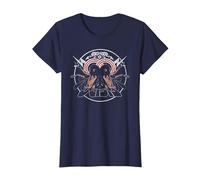 Oasis Amazon Exclusive North American Tour 2006 Navy T-Shirt, Femme, Bleu Marine, M