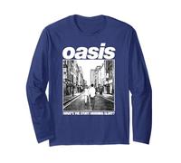 Oasis Amazon Exclusive WTSMG in Navy Manche Longue