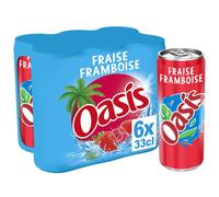 OASIS boisson au fruit saveur fraise 6x33cl