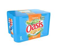 Oasis Boisson aux Fruits et à L'Eau de Source Tropical, 12 x 330ml