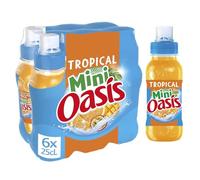 OASIS - Boisson Aux Fruits Tropical | Savoureuse et rafraîchissante | Idéale pour l'été | le pack de 6 bouteilles de 25cl | LOT DE 1