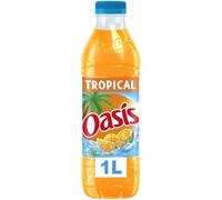 OASIS - Boisson Fruitée Tropicale Rafraîchissante, Saveurs Exotiques Naturelles (1L) - Lot de 4 - vendu par Lot