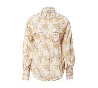Oasis Chemisier beige / vert / orange, Taille M