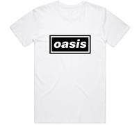 Oasis 'Classic Logo' (Blanc) T-Shirt
