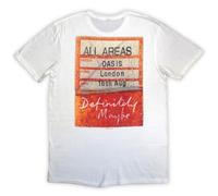 Oasis Definitely Maybe Aaa Pass T Shirt Size L