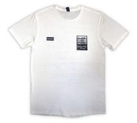 Oasis Definitely Maybe AAA Setlist (Back Print) White XL T-shirt