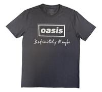 Oasis Definitely Maybe Distressed Text T Shirt Size XL
