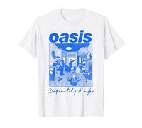 Oasis - Definitely Maybe Illustration T-Shirt, Homme, Blanc, M