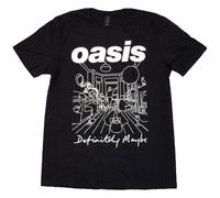 Oasis Definitely Maybe Line Drawing T Shirt Size XXL