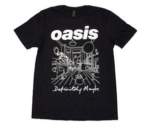 Oasis Definitely Maybe Line Drawing T Shirt Size XXL