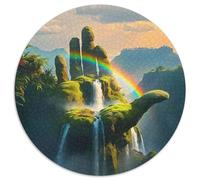 Oasis Fantastique 1000 Pièces Puzzle Rond La mer Adultes Et Enfants Activité Familiale Classiques Premium Découpe Précise 1000pcs (67.5x67.5cm)