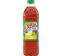 OASIS Ice Tea Thé noir glacé aromatisé au citron et fraise 1,5 L